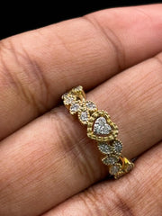 10kt gold and diamond ring