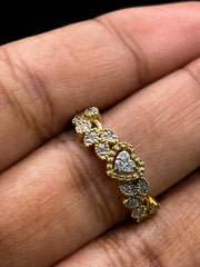 10kt gold and diamond ring