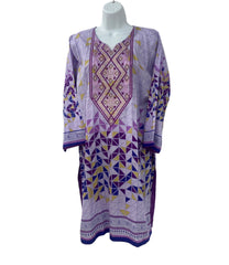 Lavender Color Dailywear Kurti Dress Tops.