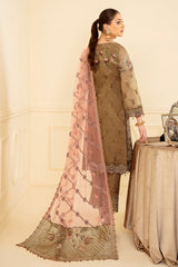 Embroidered Organza Readymade Salwaar Kameez Suit Set